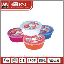 Круглая микроволновой продовольствия Container(2.55L) пластмассовых изделий